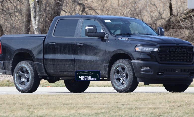 2026 Ram 1500 Warlock Spotted Testing With Pentastar V6 Power 2026 Ram 1500 Warlock Spotted Testing With Pentastar V6 Power