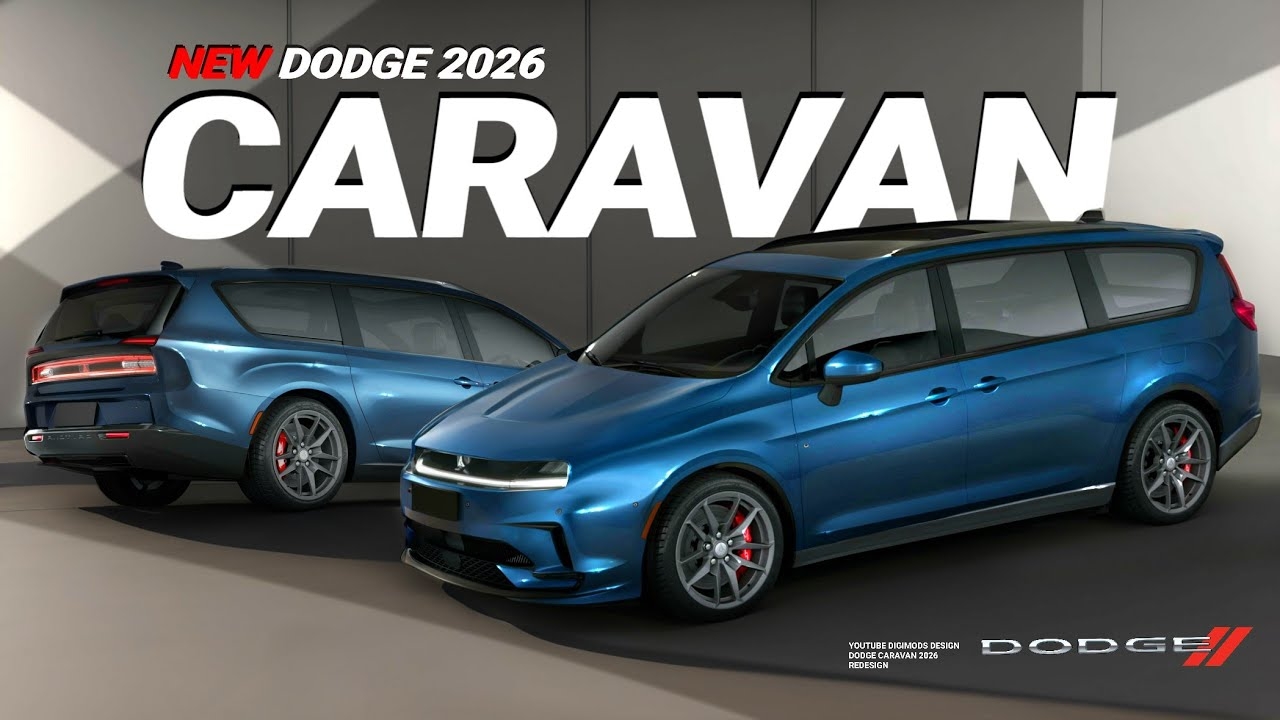 All New 2026 Dodge Caravan Springs Back To A Minivan Lifestyle Albeit 