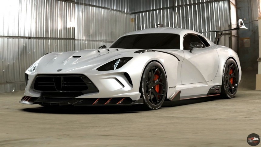 New 2026 Dodge Viper Is Virtually Ready To Take The Corvette ZR1 By The  New 2026 Dodge Viper Is Virtually Ready To Take The Corvette ZR1 By The