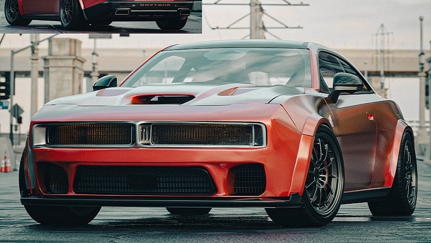 Retro Styled 2026 Dodge Charger Daytona Looks Back To The CGI Future  Retro Styled 2026 Dodge Charger Daytona Looks Back To The CGI Future