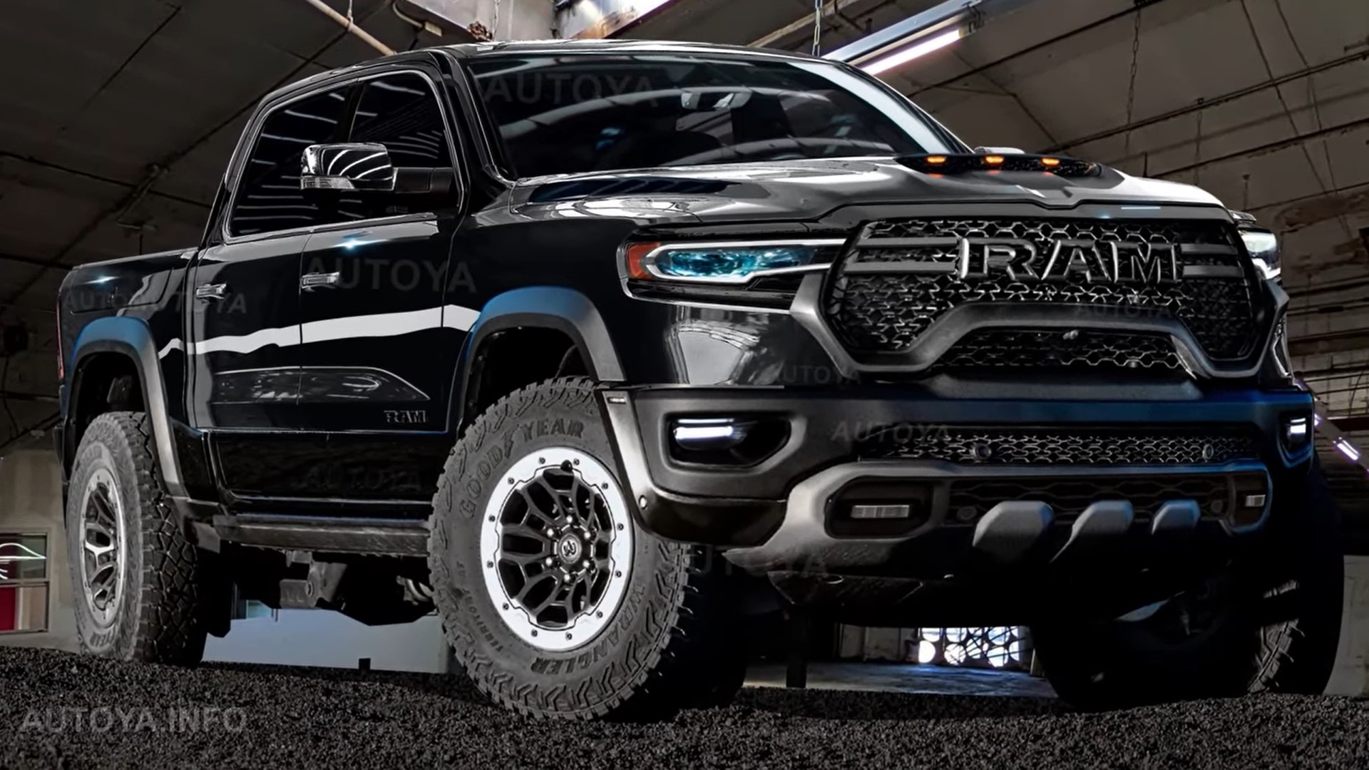 Virtually Refreshed 2025 Or 2026 Ram 1500 TRX Flaunts 800 HP In Plug 