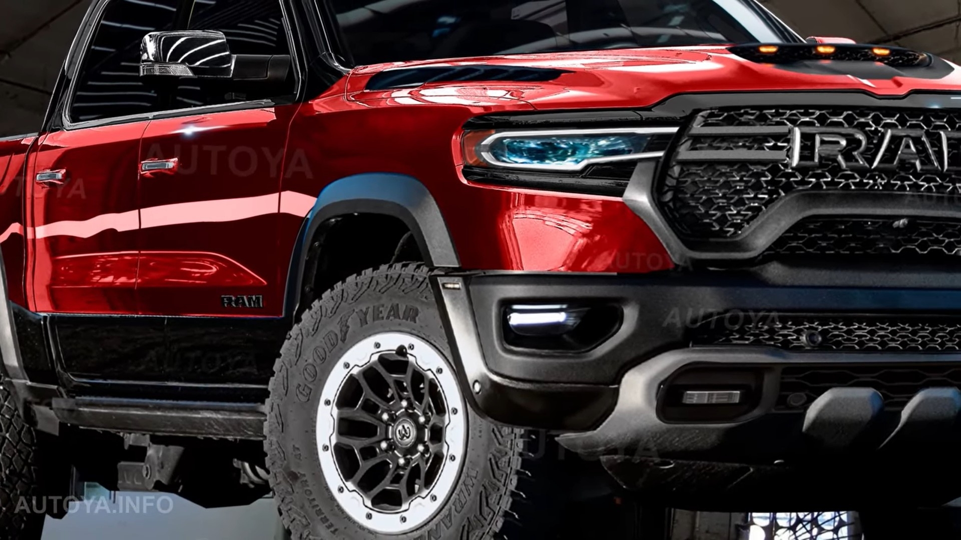 Virtually Refreshed 2025 Or 2026 Ram 1500 TRX Flaunts 800 HP In Plug 