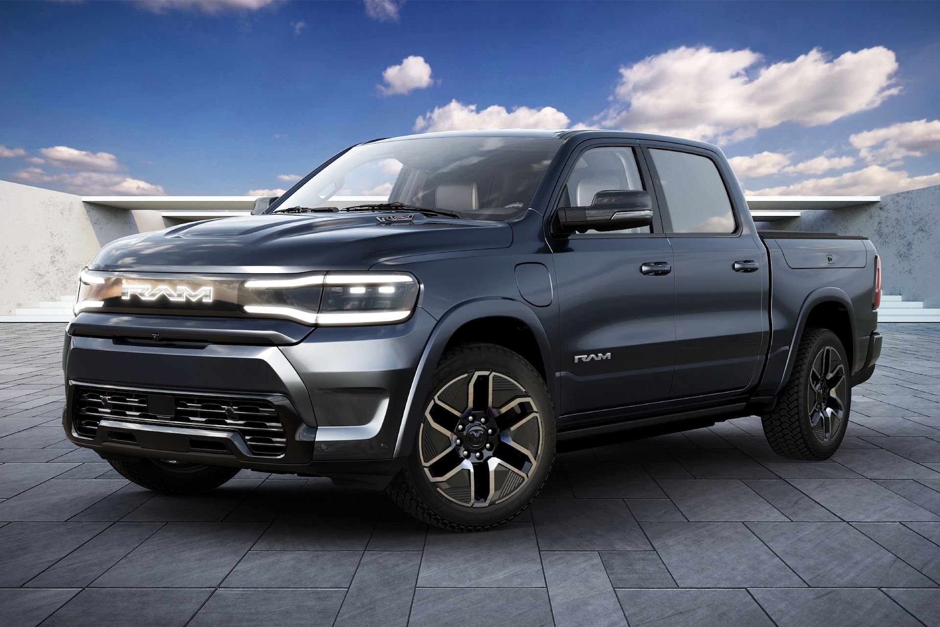2027 Ram 1500 REV All electric Pickup Truck Delayed Again Driving