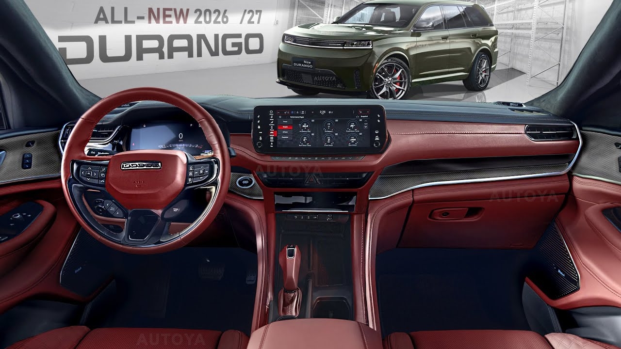 Fourth Gen 2027 Dodge Durango RT Gets Digitally Previewed In Ritzy Fourth Gen 2027 Dodge Durango RT Gets Digitally Previewed In Ritzy